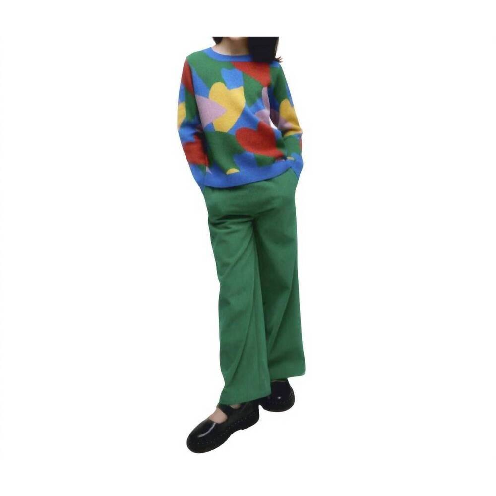 NEW COMPANIA FANTASTICA cupid knitted jumper in blue